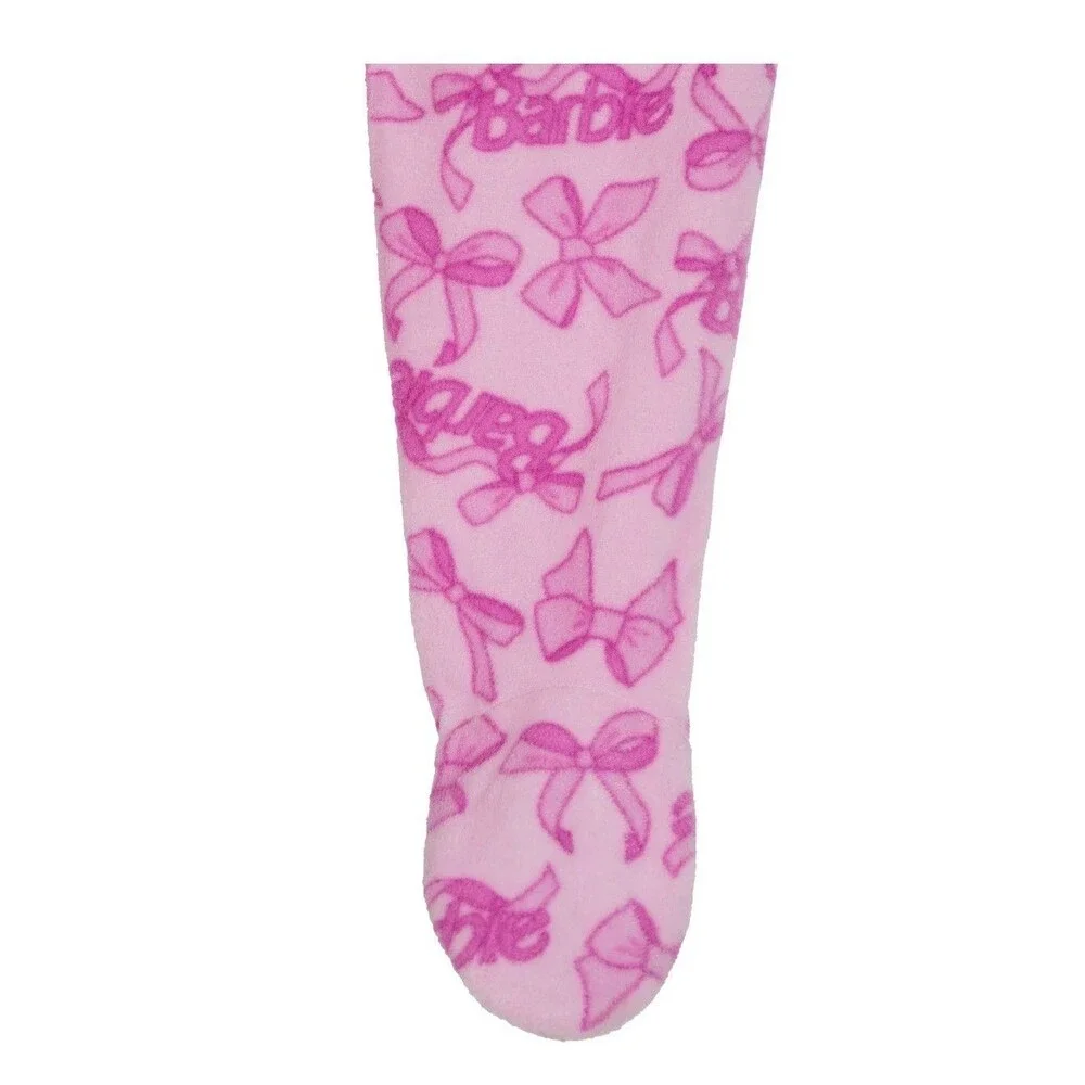 Barbie Pink 1 Piece blanket Sleeper size 5T